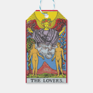 The Lovers Tarot Card Tarots Reading Gift Tags