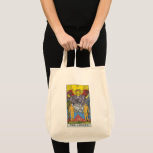 The Lovers Tarot Card Tarots Reading Tote Bag