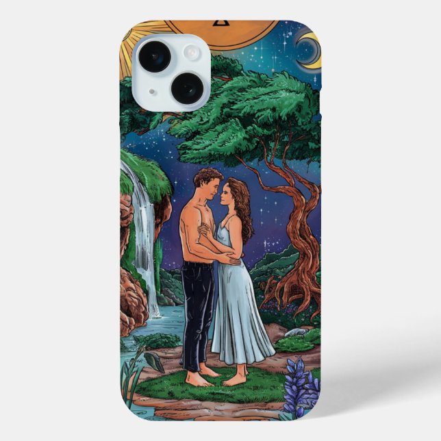 The Lovers Tarot Case-Mate iPhone Case (Back)