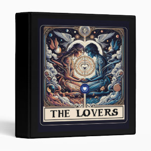 THE LOVERS Tarot Celestial Man & Woman Soulmates Binder