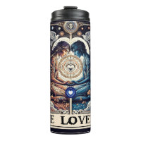 THE LOVERS Tarot Celestial Man & Woman Soulmates