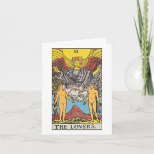 The Lovers tarot - Rider Waite Smith tarot Card