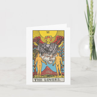 The Lovers tarot - Rider Waite Smith tarot Card