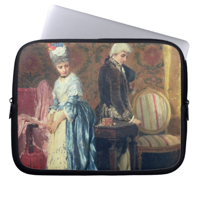 The Lovers' Tiff, 1872 (oil on panel) Laptop Sleeve (Front)