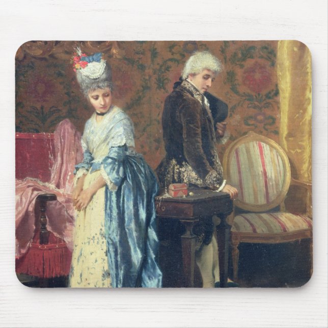 The Lovers' Tiff, 1872 (oil on panel) Mouse Pad (Front)