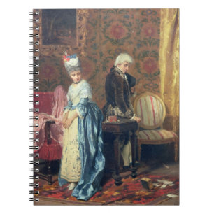 The Lovers' Tiff, 1872 (oil on panel) Notebook