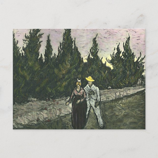 The Lovers, Van Gogh Fine Art Postcard (Front)