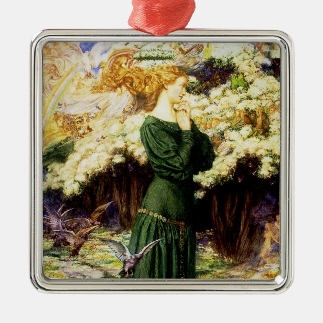 The Lover's World Metal Ornament (Front)