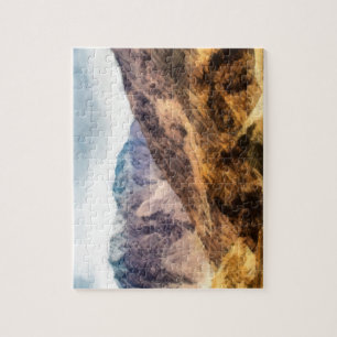 The lower hills of the might Himalayas Jigsaw Puzzle