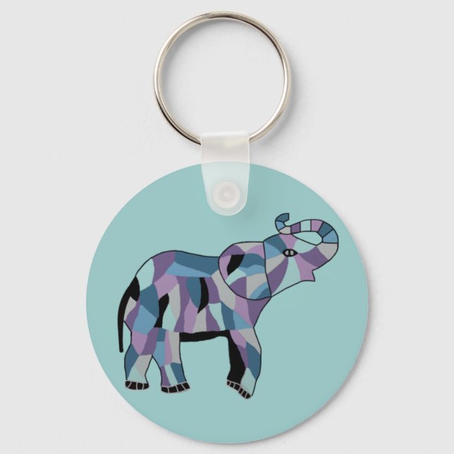 The Lucky Elephant Keychain (Front)
