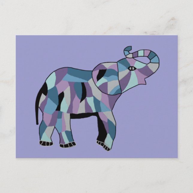 The Lucky Elephant Postcard (Front)