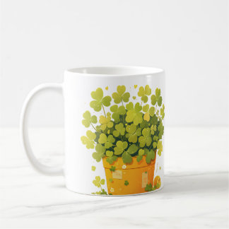 The Lucky Pot of Clover Coffee Mug