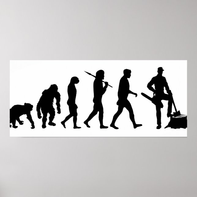 The Lumberjack tree feller loggers bunyan work Poster (Front)