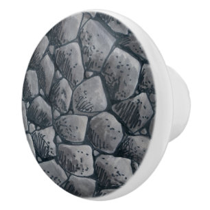 The Lump Of Coal ceramic knob