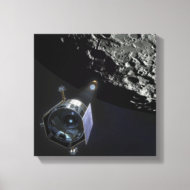 The Lunar CRater Observation Canvas Print (Front)