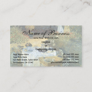 The Luncheon by Claude Monet Business Card
