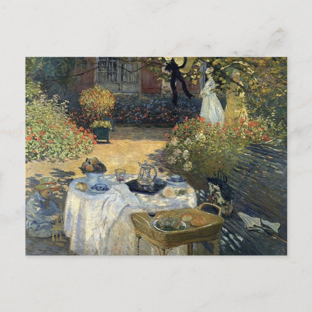 The Luncheon by Claude Monet Postcard (Front)