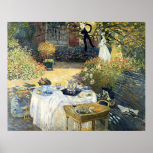 The Luncheon Claude Monet    Poster