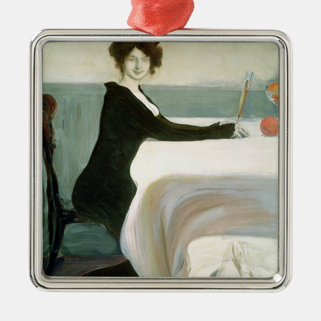 The Luncheon Metal Ornament (Front)