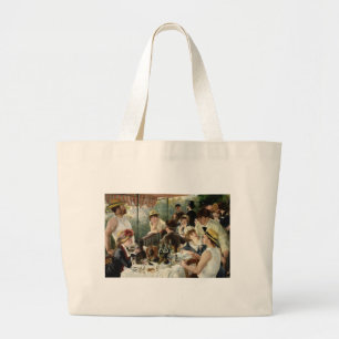 The Luncheon of the Boating Party Large Tote Bag
