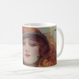 The Lure Of The Green Eyes - W.H. Barribal Coffee Mug