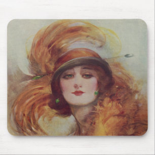 The Lure Of The Green Eyes - W.H. Barribal Mouse Pad