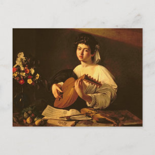 The Lute Player, c.1595 Postcard