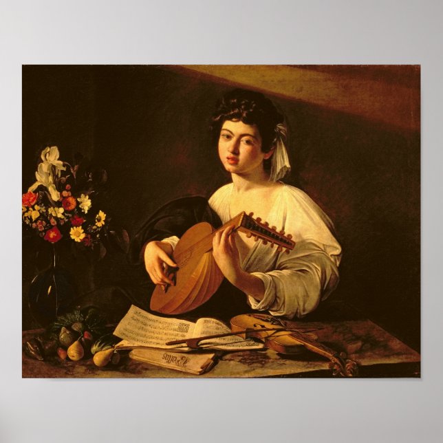 The Lute Player, c.1595 Poster (Front)