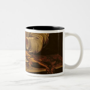 The Lute Player, c.1595 Two-Tone Coffee Mug