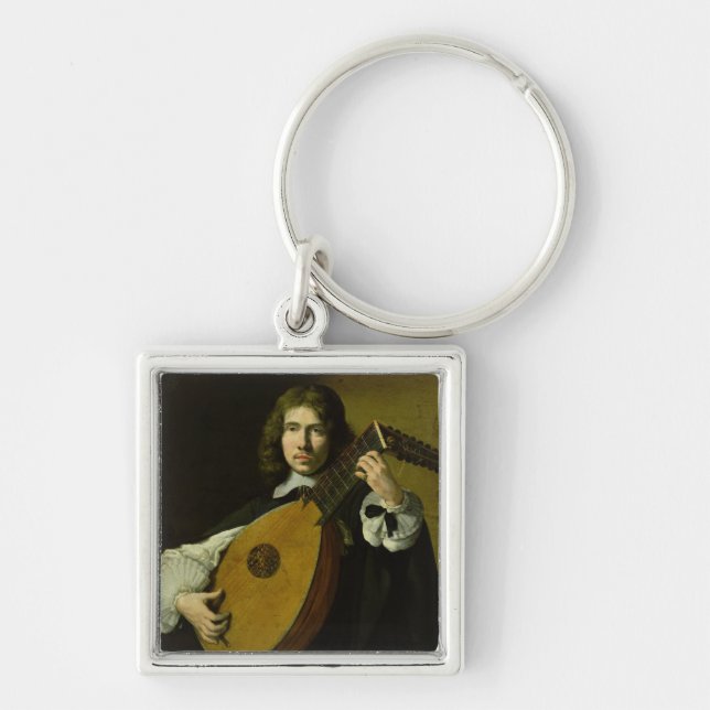 The Lute-Player Keychain (Front)