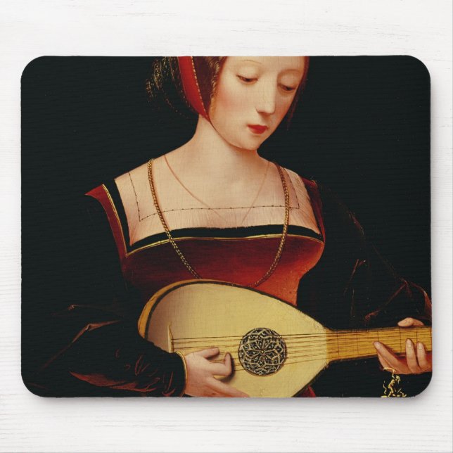The Lute Player Mouse Pad (Front)