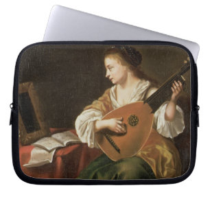 The Lute Player (oil on panel) Laptop Sleeve