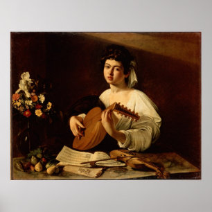 The Lute-Player Poster