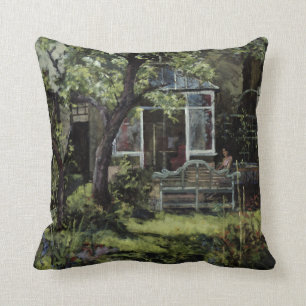 The Lutyens Bench 2002 Throw Pillow