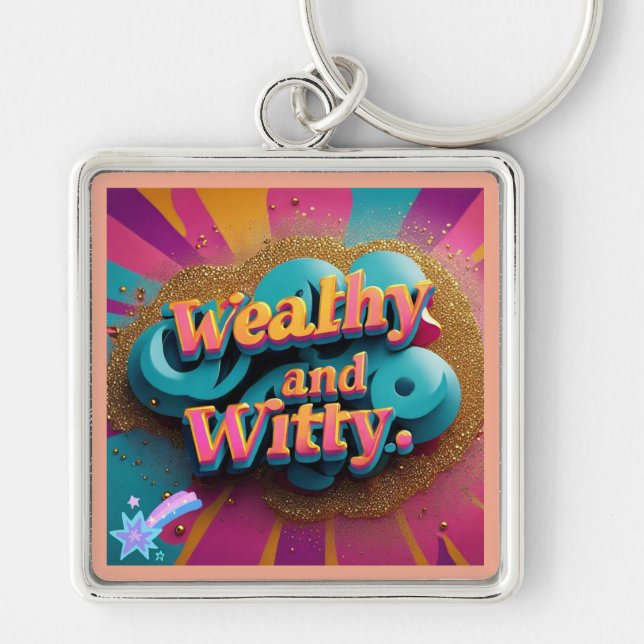 "The Luxury Laughter Club" Keychain (Front)