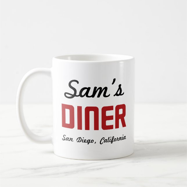 The Lyons Saga ~ Sam's Diner Coffee Mug (Left)