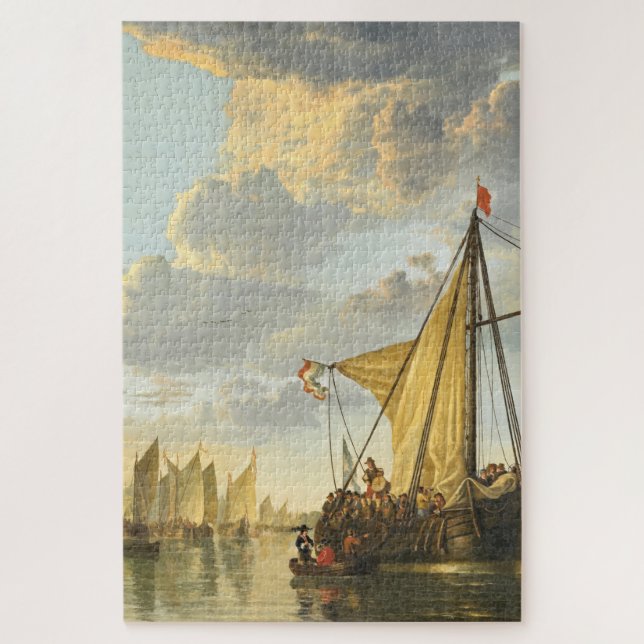 The Maas at Dordrecht Jigsaw Puzzle (Vertical)