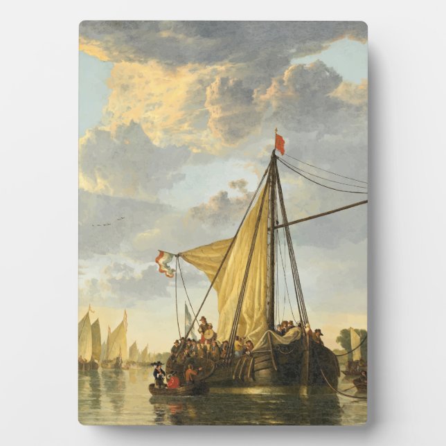 The Maas at Dordrecht Plaque (Front)