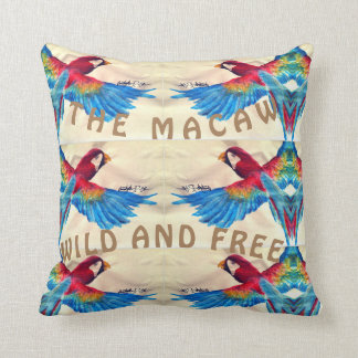 THE MACAW THROW PILLOW
