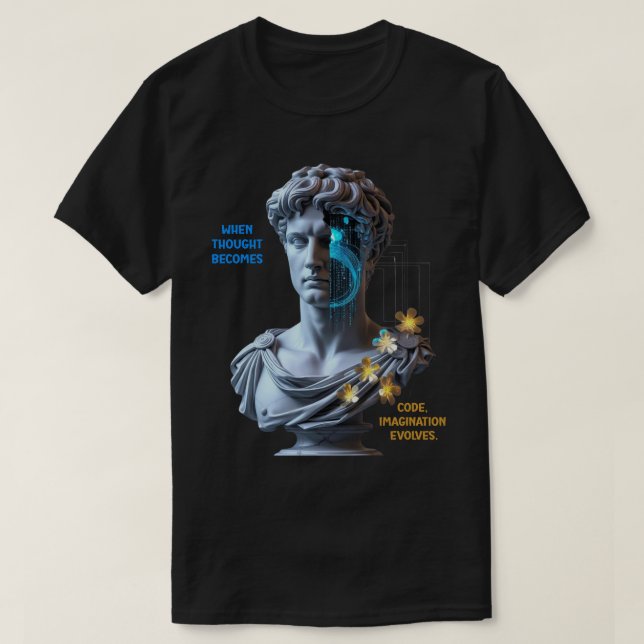 “The Machine Dreams”  T-Shirt (Design Front)