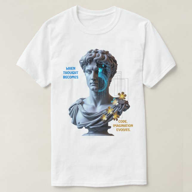 “The Machine Dreams”  T-Shirt (Design Front)