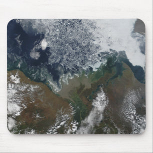 The Mackenzie River empties into Mackenzie Bay Mouse Pad