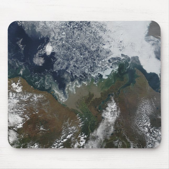 The Mackenzie River empties into Mackenzie Bay Mouse Pad (Front)
