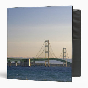 The Mackinac Bridge spanning the Straits of 3 Binder