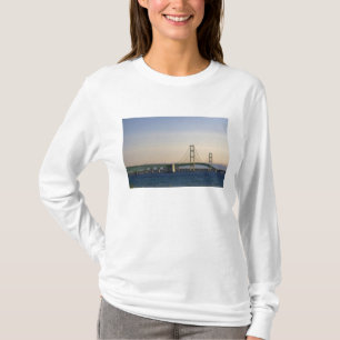 The Mackinac Bridge spanning the Straits of 3 T-Shirt