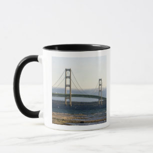 The Mackinac Bridge spanning the Straits of 4 Mug