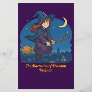 The macralles witches of Vielsalm in Belgium Stationery