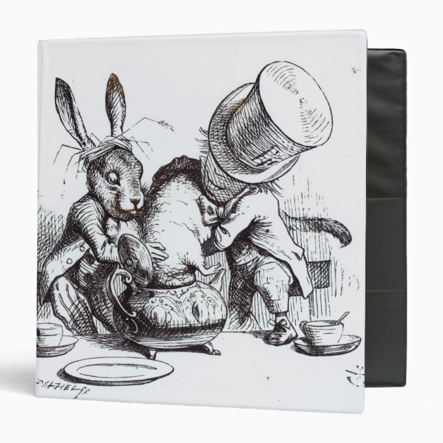 The Mad Hatter and the March Hare Binder (Front/Inside)