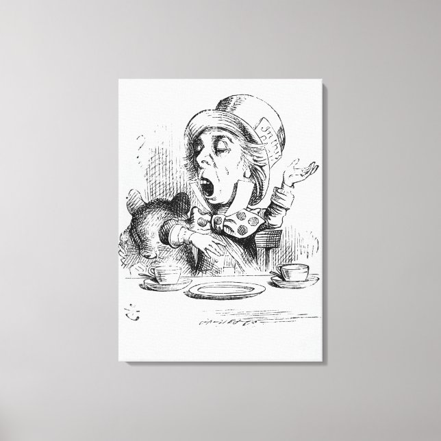 The Mad Hatter Canvas Print (Front)