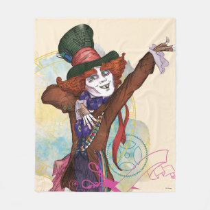 The Mad Hatter   I am NOT an Illusion Fleece Blanket